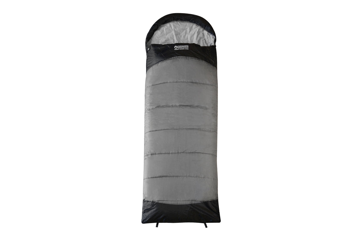 MURRAY HOODED JUMBO SLEEPING BAG 240X90CM 0 TO -5C