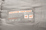 GASCOYNE HOODED TWIN SLEEPING BAGS 230X70CM 5 TO 10C