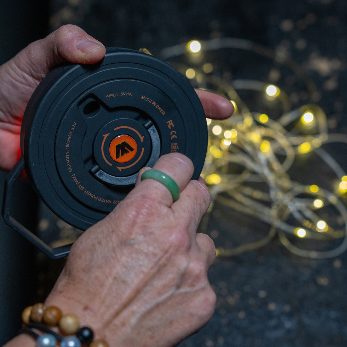 STRING LIGHTS 10M WITH WINDER 200L 1.8AH 12CM DIA – Aztech Offroad